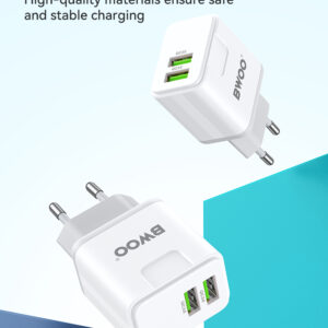 BWOO 2 USB Fast charger(CDA-158)