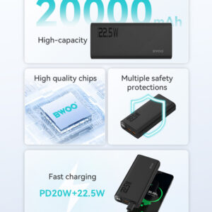 BWOO POWER BANK (P44) (22.5W-20000MAH)