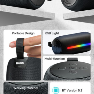 BWOO WIRELESS SPEAKER (BS-86)