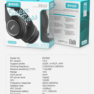 BWOO WIRELESS EARPHONE (BW-580)