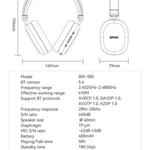 BWOO WIRELESS HEADPHONE (BW585)