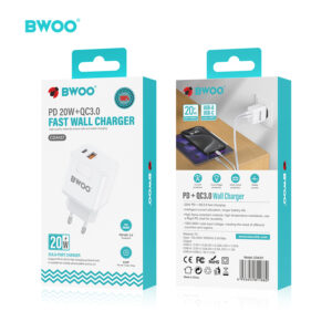 BWOO PD 20W / QC3.0 FAST WALL CHARGER (CDA 157)