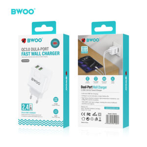 BWOO 2 USB Fast charger(CDA-158)