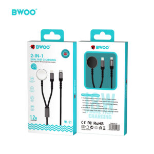 BWOO 2 IN 1 WIRELESS CHARGER (WL-21) 27W