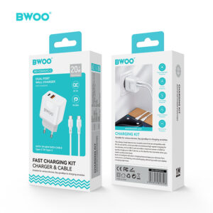 BWOO 20W CHARGER COMBO (BO-CDA157C-C)