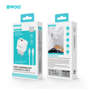 BWOO 20W CHARGER COMBO (BO-CDA157C-L)